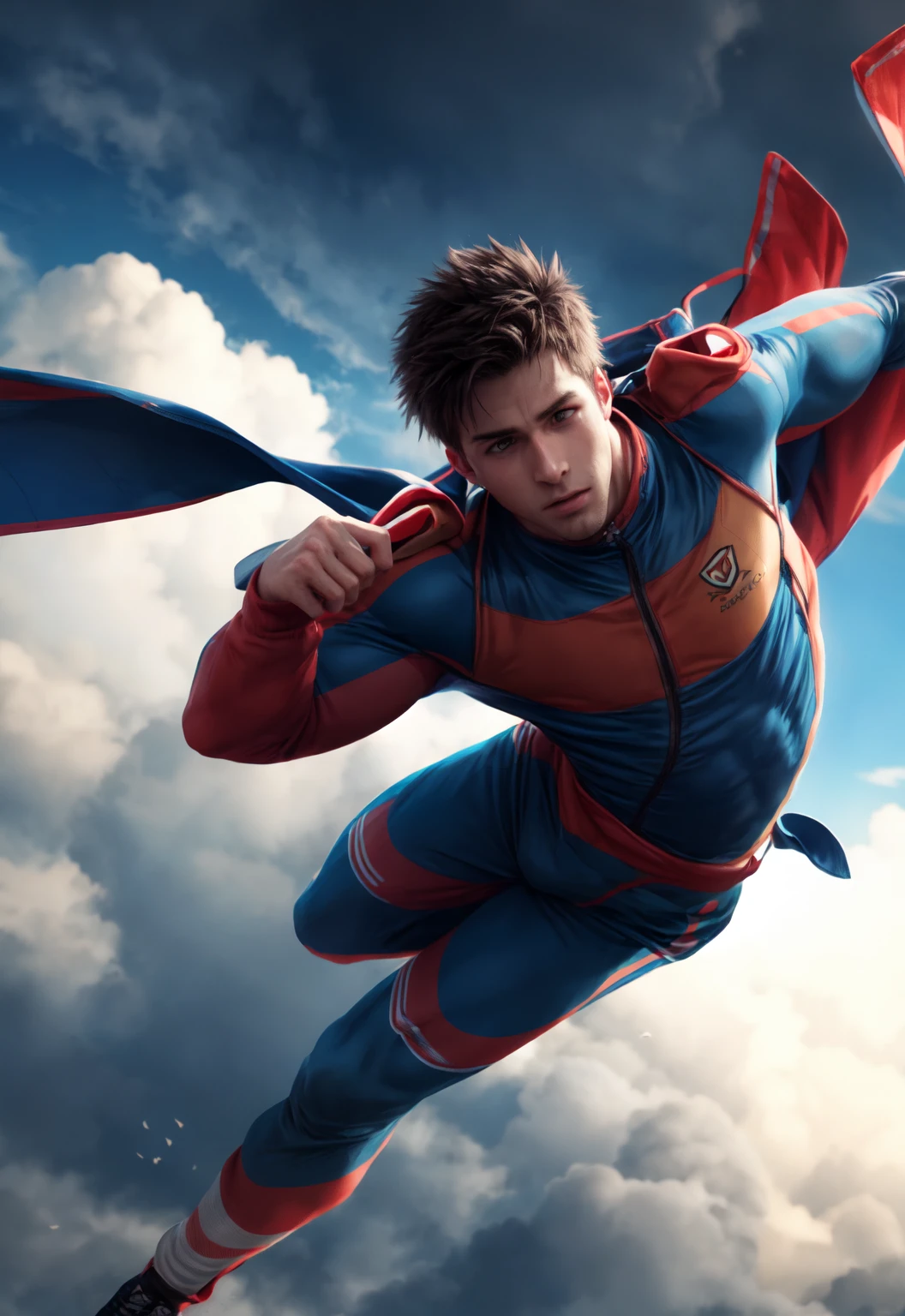 boy skydiving, clouds, wind, muscular,
vibrant colors, colorful art style,
soft lighting, soft shadows, detailed textures, dynamic lighting,
nice hands, perfect hands,
<lyco:GoodHands-beta2:1.0>
<lora:add_detail:1>