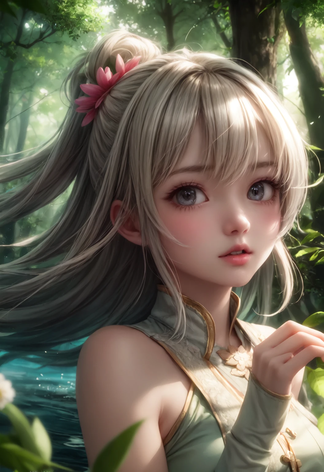 girl in a forest with floating flowers, river, puffy, puffy cheeks, cute,
vibrant colors, colorful art style,
soft lighting, soft shadows, detailed textures, dynamic lighting,
nice hands, perfect hands,
<lyco:GoodHands-beta2:1.0>
<lora:add_detail:1>