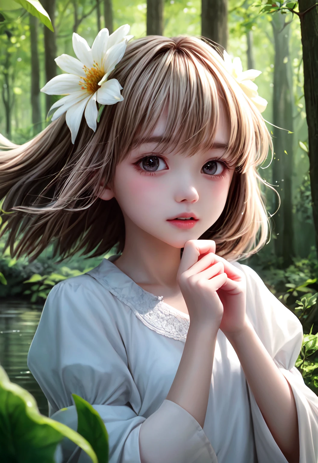 girl in a forest with floating flowers, river, puffy, puffy cheeks, cute,
vibrant colors, colorful art style, 
soft lighting, soft shadows, detailed textures, dynamic lighting, 
nice hands, perfect hands, 
<lyco:GoodHands-beta2:1.0> 
<lora:add_detail:1>