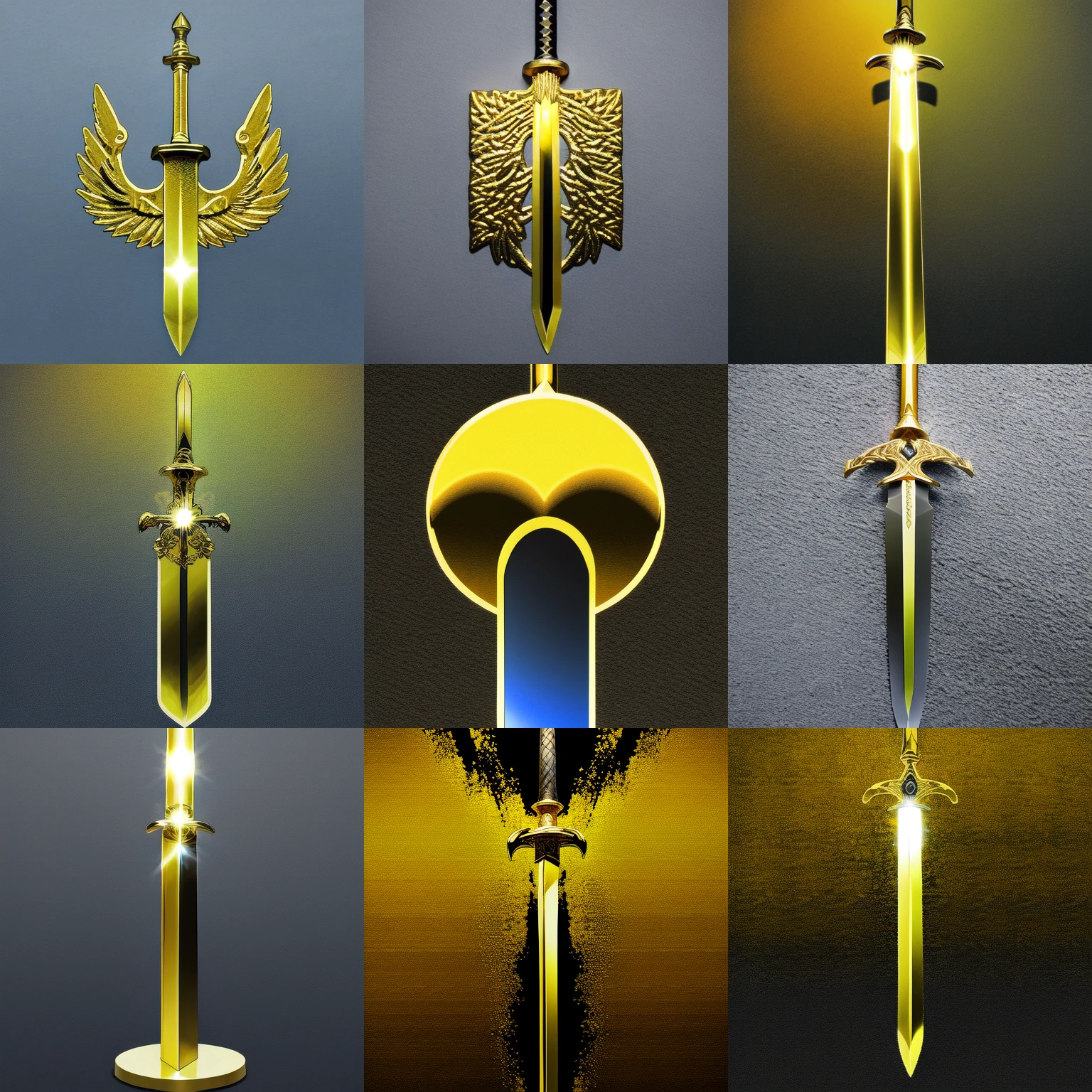 <lora:hands_of_midas_v2:0.6>, no_humans, sword, golden, midas