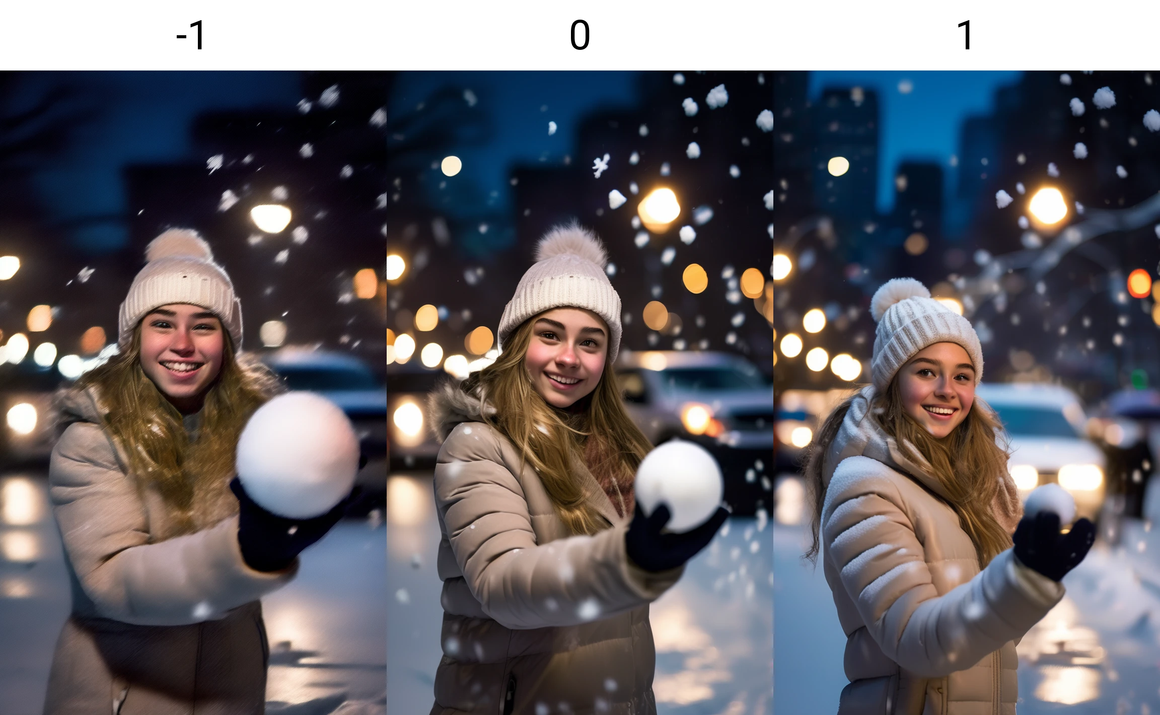 <lora:neg4all_xl_bdsqlsz_V4:-1>
RAW photo, award winning portrait of 20yo american girl, beautiful, big smile, black eyes, throwing snowball behind a car, winter, snow in the street, winter coat and hat, dark blonde hair, outside, central park at night, (high detailed skin:1.2),8k uhd,dslr,soft lighting,high quality,film grain,Fujifilm XT3