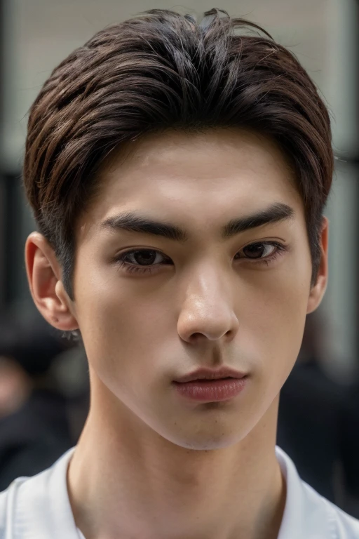 face focus, (absurdres, highres, ultra detailed),((masterpiece)), ((best quality:1.1)), High Resolution, 8k,1boy, best quality, masterpiece, (photorealistic:1.4), 4k, high quality, masterpiece, best quality, highres, dynamic poses, realistic, yanlaoma, mature male, looking at viewer <lora:yanlaoma:1>