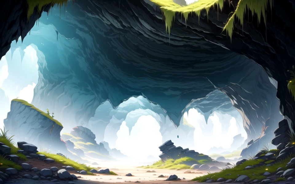 <lora:ManhwaUltima-000039:0.90>
((manhwa-scenery)), manhwa-scenery, no humans, scenery, outdoors, rock, tree, blurry, day, moss, branch, ruins, nature, depth of field, plant, shadow, grass, ((cave)), no humans, water, outdoors, rock, sunlight, nature, light rays, dark,
(((masterpiece))), (highest quality), best quality, highres, (intricate details), 8K, extremely detailed, Digital Art, (Hyper-Detailed Background:1.2), (realistic background), (intricate details), award-winning, hyper-detailed, (illustration:1.1),