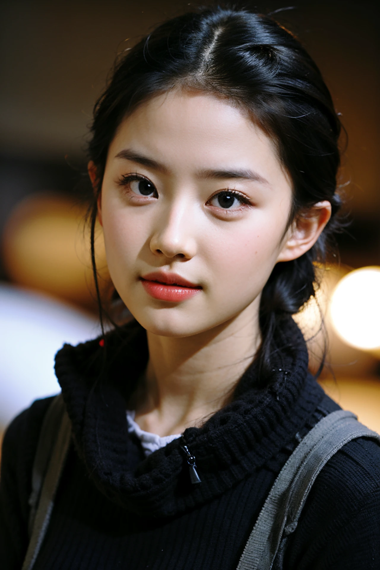 simple background,portrait photo of a girl,solo,bokeh, depth of field,
<lora:LYF203:0.7>