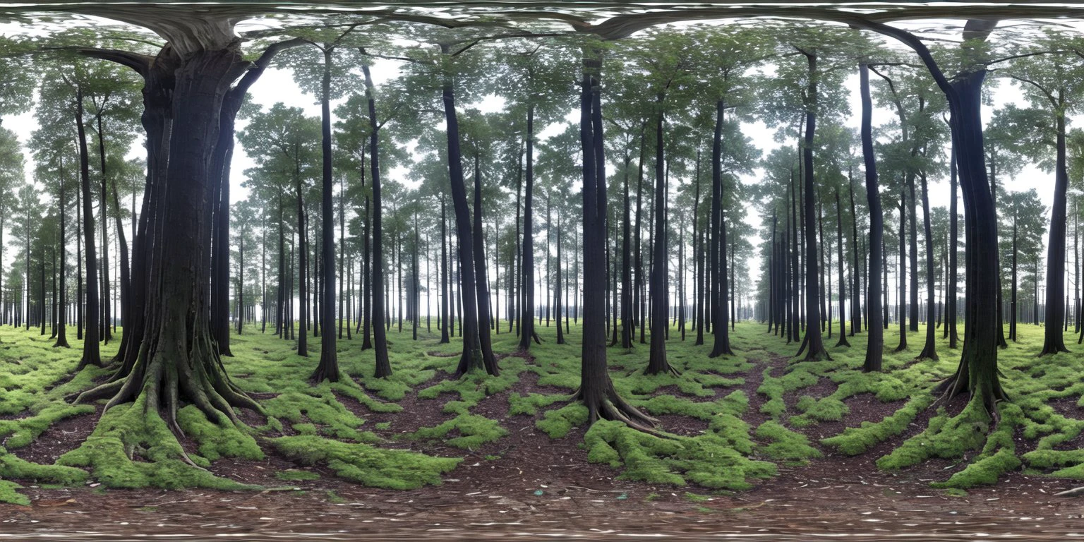 <lora:360:1>, panorama,
A forest of sentient trees, their branches intertwining to form intricate patterns that pulsate with energy.