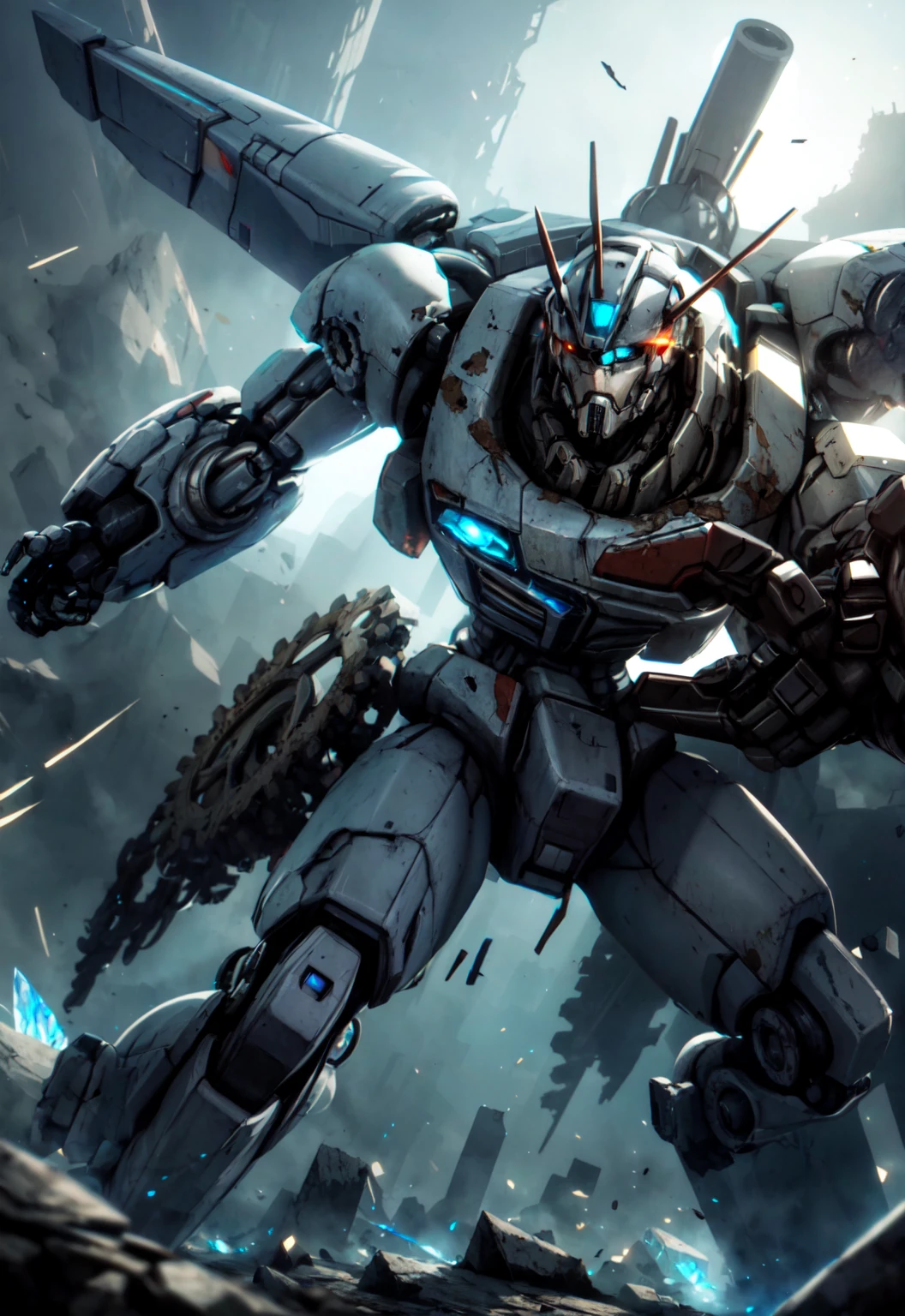 futuristic mecha in a destroyed city, scifi, mechanical, gears, transparent glass, crystal,
vibrant colors, colorful art style,
soft lighting, soft shadows, detailed textures, dynamic lighting,
nice hands, perfect hands,
<lyco:GoodHands-beta2:1.0>
<lora:add_detail:1>