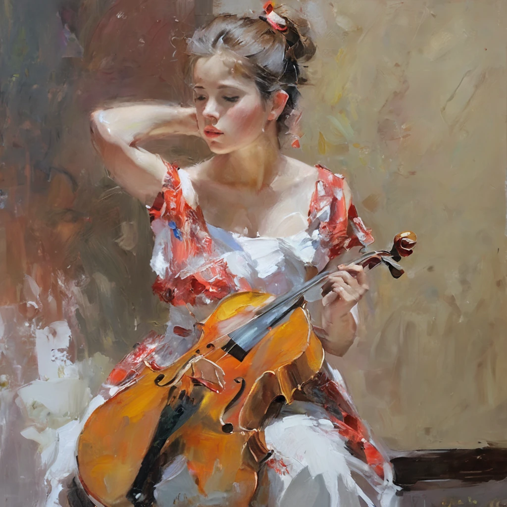 bichu,masterpiece,oil painting,1girl，20yo