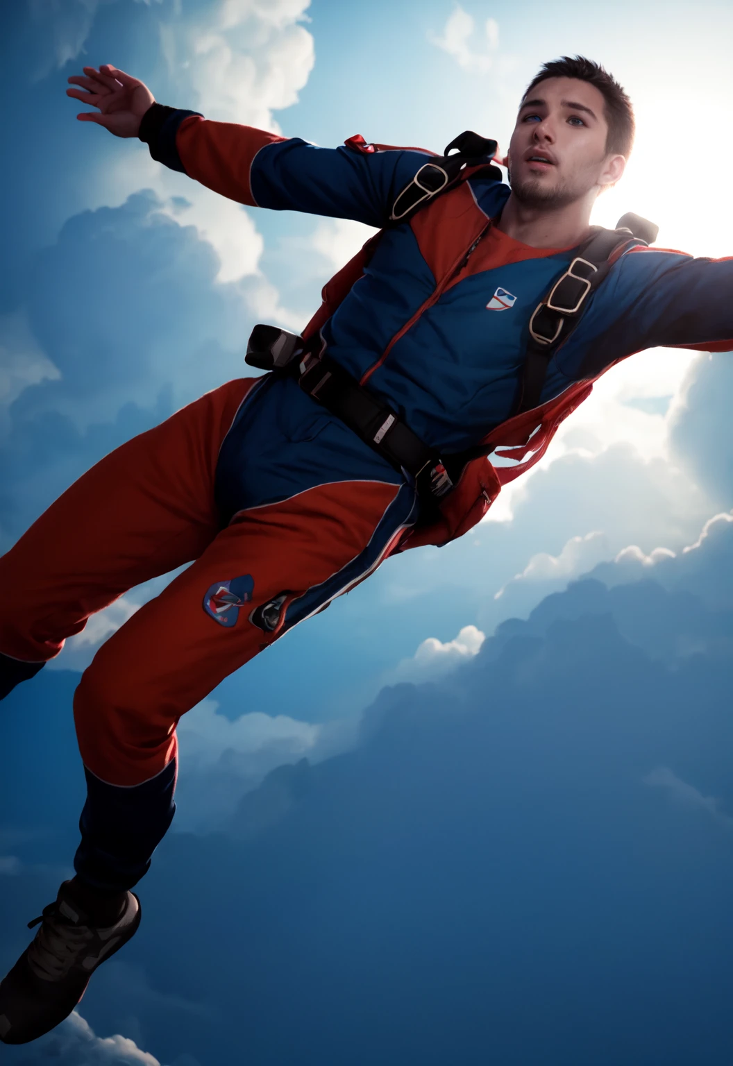 boy skydiving, clouds, wind, muscular,
vibrant colors, colorful art style,
soft lighting, soft shadows, detailed textures, dynamic lighting,
nice hands, perfect hands,
<lyco:GoodHands-beta2:1.0>
<lora:add_detail:1>