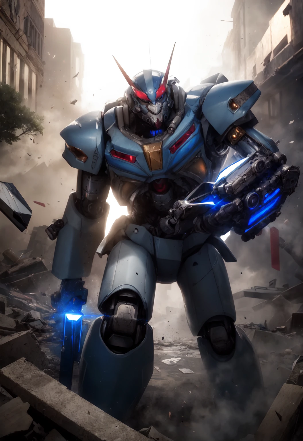 futuristic mecha in a destroyed city, scifi, mechanical, gears, transparent glass, crystal,
vibrant colors, colorful art style,
soft lighting, soft shadows, detailed textures, dynamic lighting,
nice hands, perfect hands,
<lyco:GoodHands-beta2:1.0>
<lora:add_detail:1>