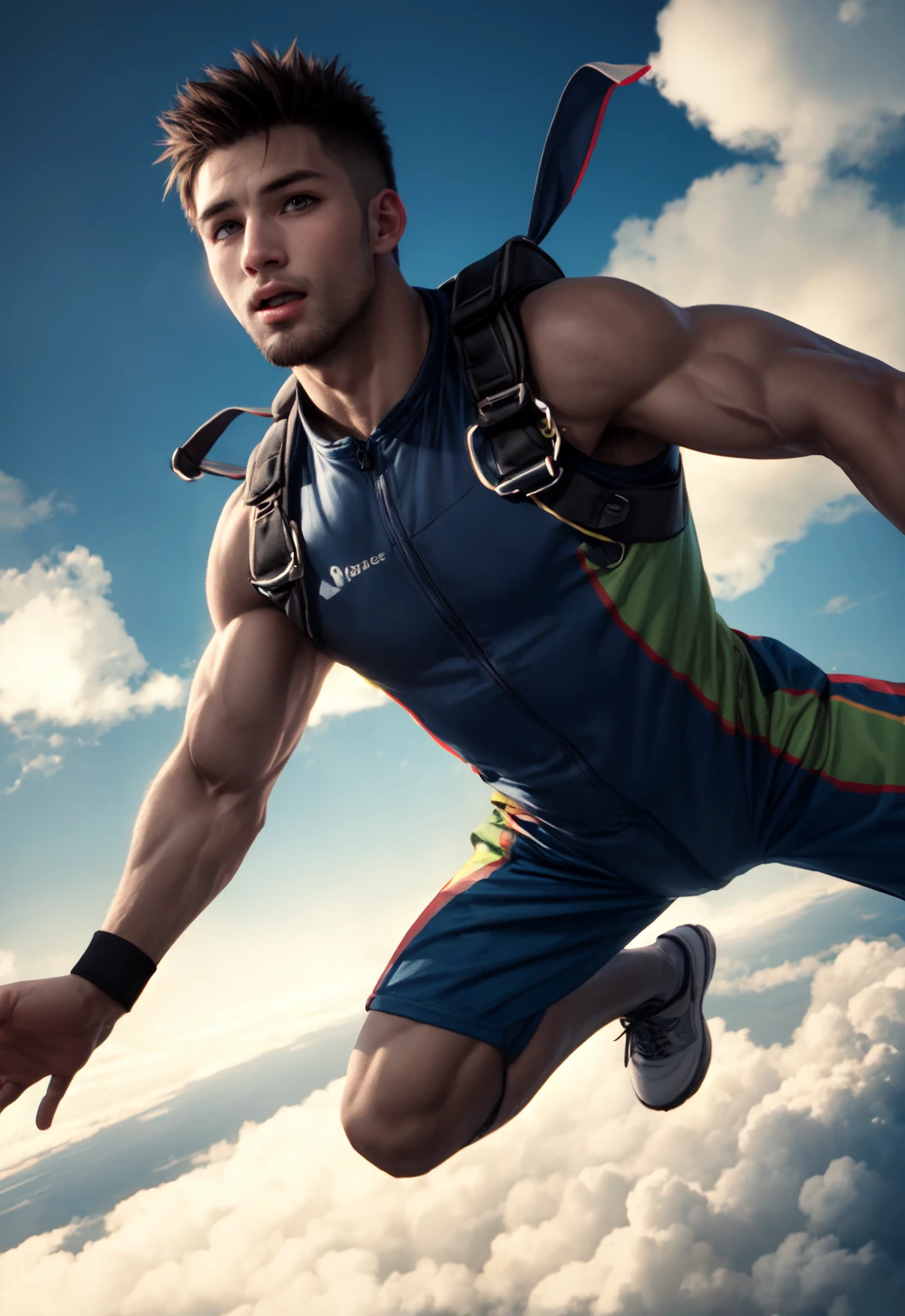 boy skydiving, clouds, wind, muscular,
vibrant colors, colorful art style,
soft lighting, soft shadows, detailed textures, dynamic lighting,
nice hands, perfect hands,
<lyco:GoodHands-beta2:1.0>
<lora:add_detail:1>