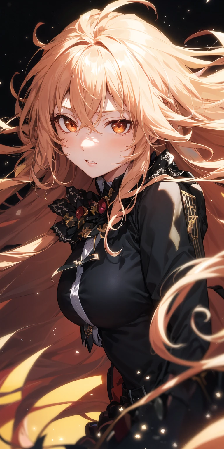 <lora:apstyle:0.5> apstyle
masterpiece best quality 1girl
long hair (messy hair floating :1.25) severe flow
night dark
black background black
upper body looking at viewer
