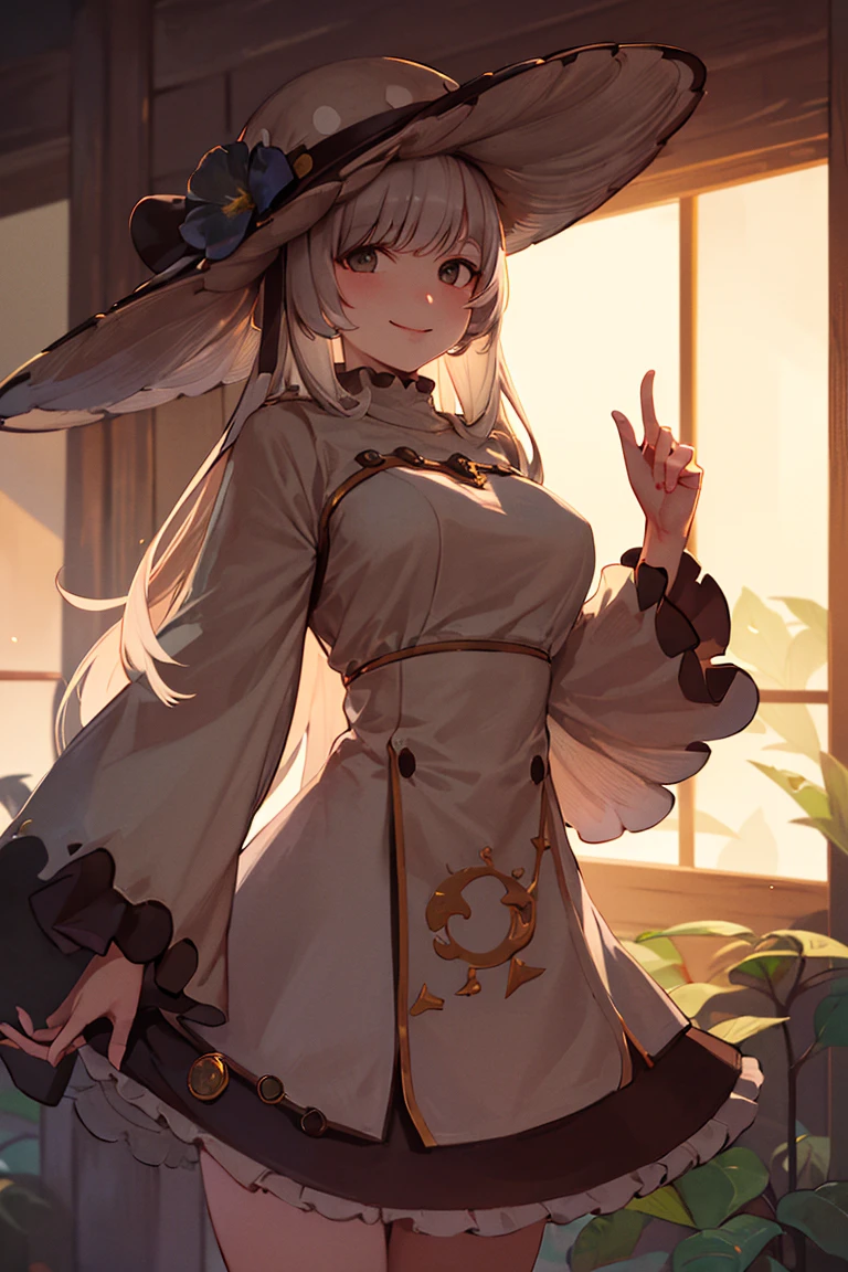 ((masterpiece,best quality)), absurdres,
<lora:Mushroom_Girl:0.6>, Mushroom_Girl,
solo, smiling, looking at viewer, cowboy shot,
cinematic composition, dynamic pose,