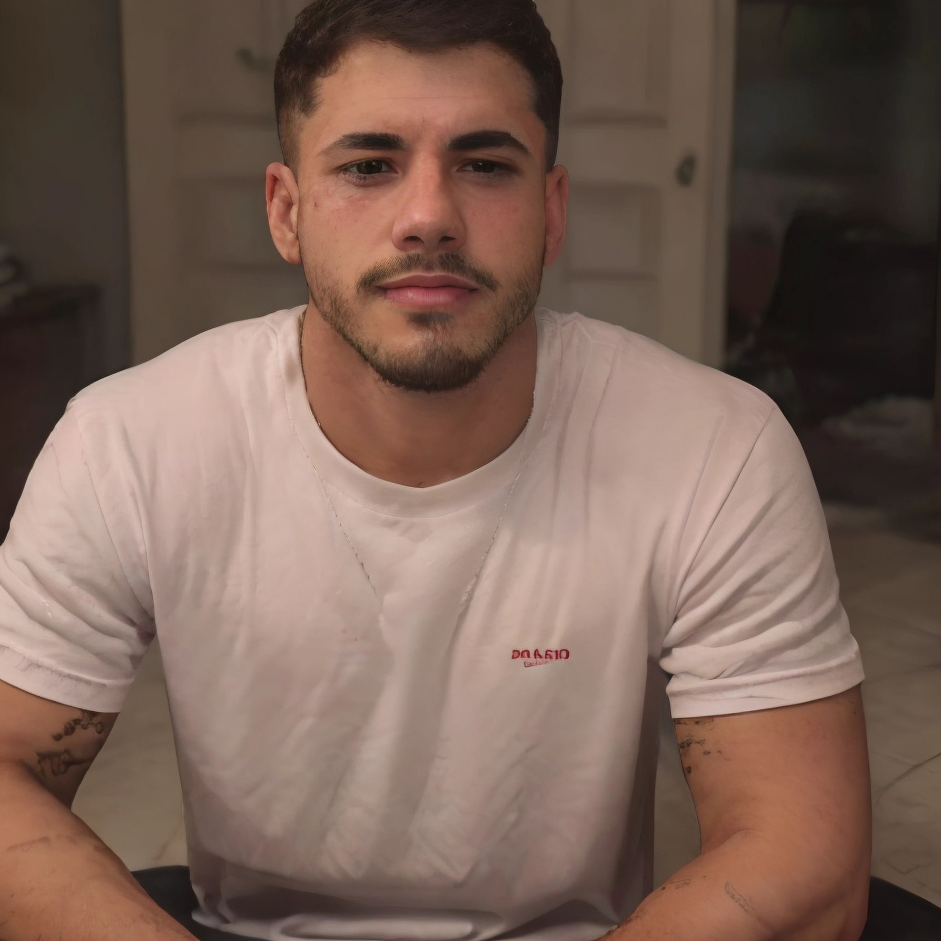 1boy, realistic, <lora:Leonardo Baldon:1>, body, t-shirt