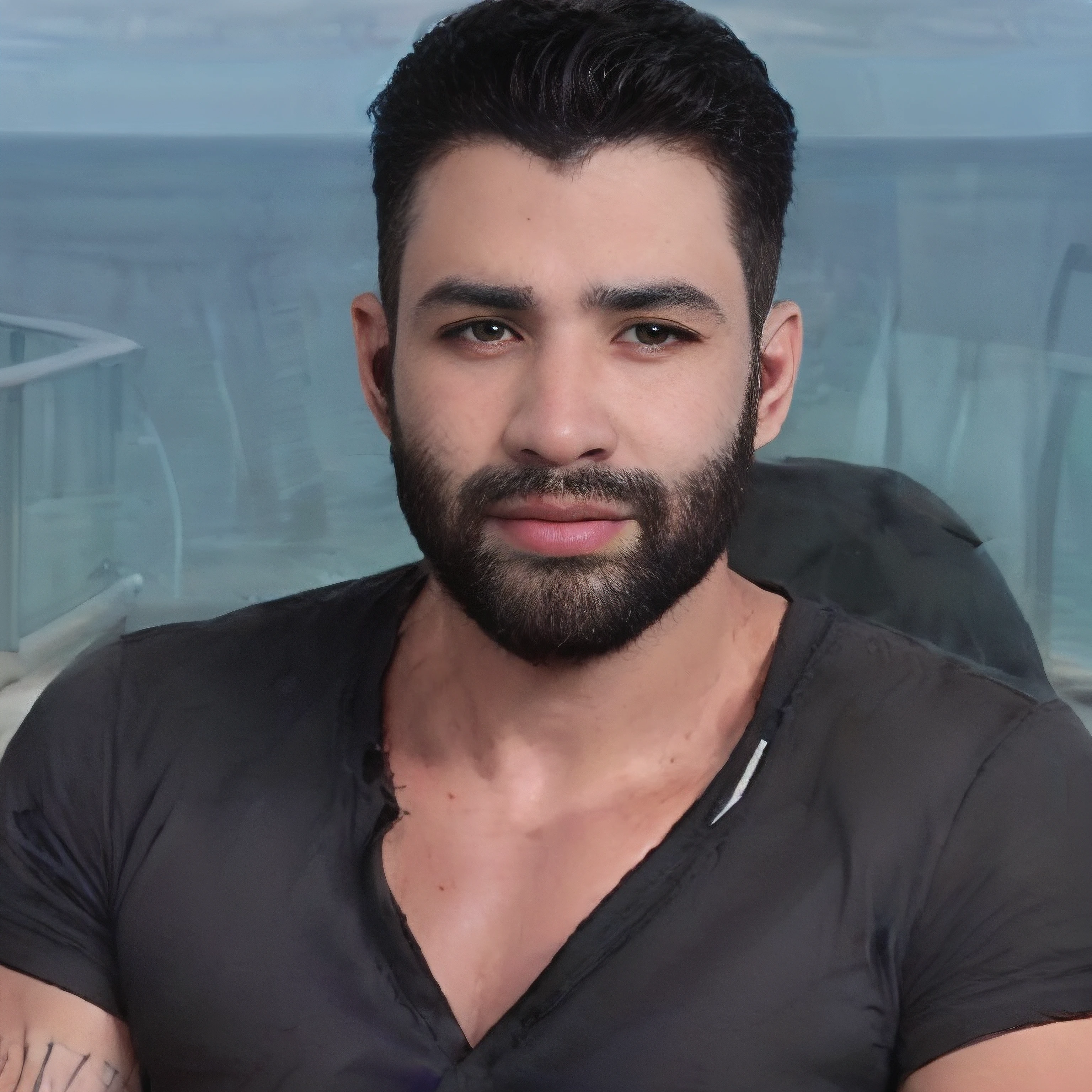 1boy, realistic, <lora:Gusttavo Lima:1>, (body:0.5) focus, t-shirt