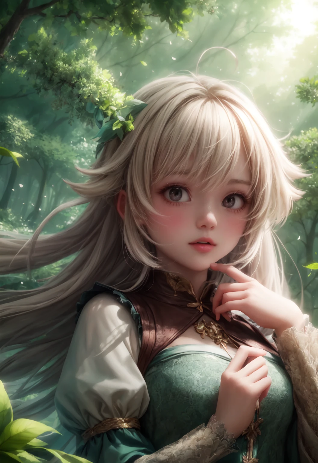 girl in a forest with floating flowers, river, puffy, puffy cheeks, cute,
vibrant colors, colorful art style, 
soft lighting, soft shadows, detailed textures, dynamic lighting,  
nice hands, perfect hands, 
<lyco:GoodHands-beta2:1.0> 
<lora:add_detail:1>