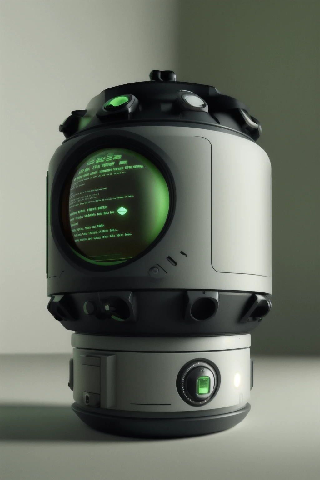 product photo, ( cyber_tech ) , reflective , Ella Guru, f 8 aperture, a 3D render, new objectivity