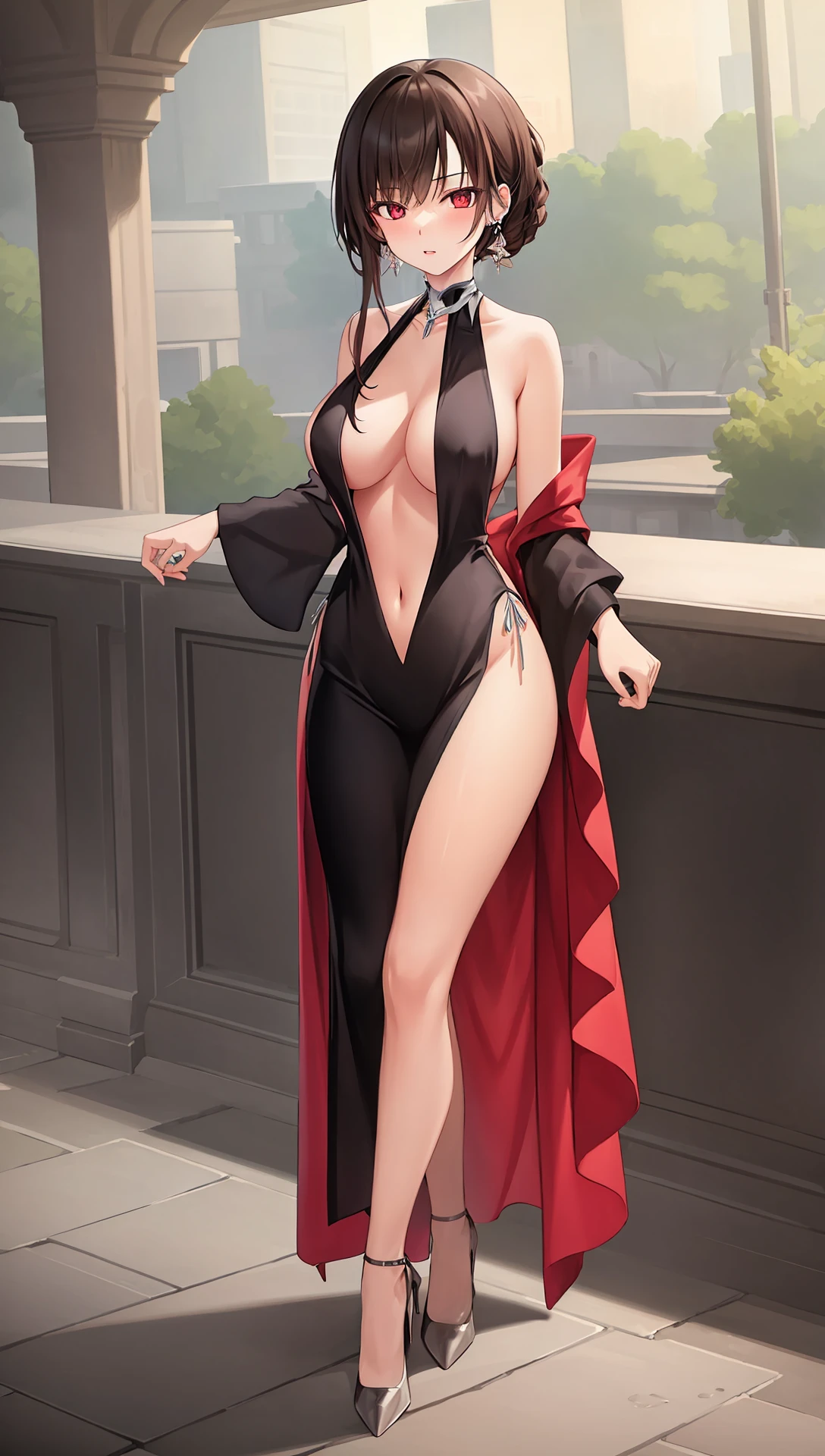 深V连衣裙_deep v dress_深Vワンピース v1.0