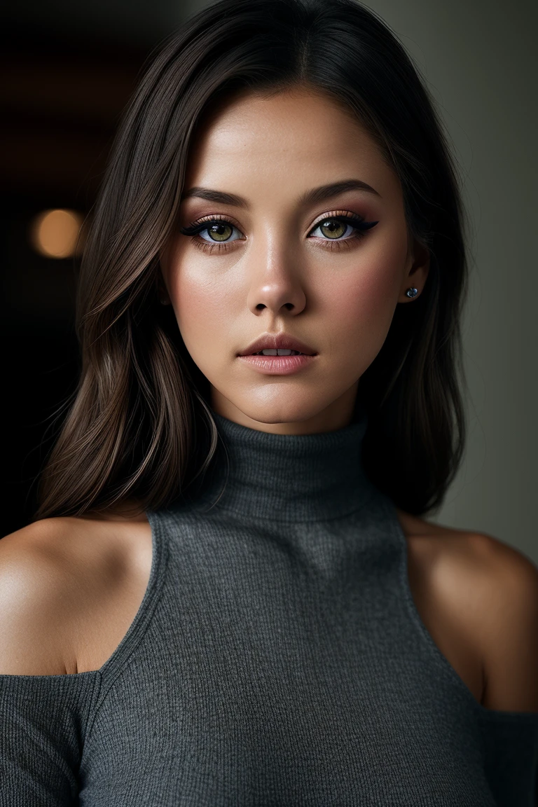 beautiful woman (jg_nicolacav-130:.99), beautiful hair, ((from the waist up)), ((Paris)), natural skin texture, ((elegant turtleneck dress)), 24mm, 4k textures, soft cinematic light, adobe lightroom, photolab, hdr, intricate, elegant, highly detailed, sharp focus, ((((cinematic look)))), soothing tones, insane details, intricate details, hyperdetailed, low contrast, soft cinematic light, exposure blend, hdr, faded, ((eyeshadow:1.2)), ((eyeliner:1.1))