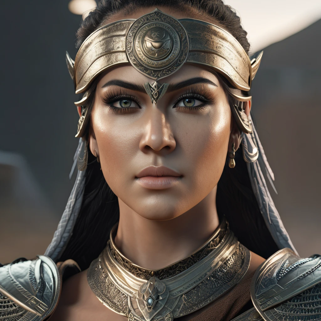 woman warrior, pores, realistic, 8K, (detailed eyes:1.2)