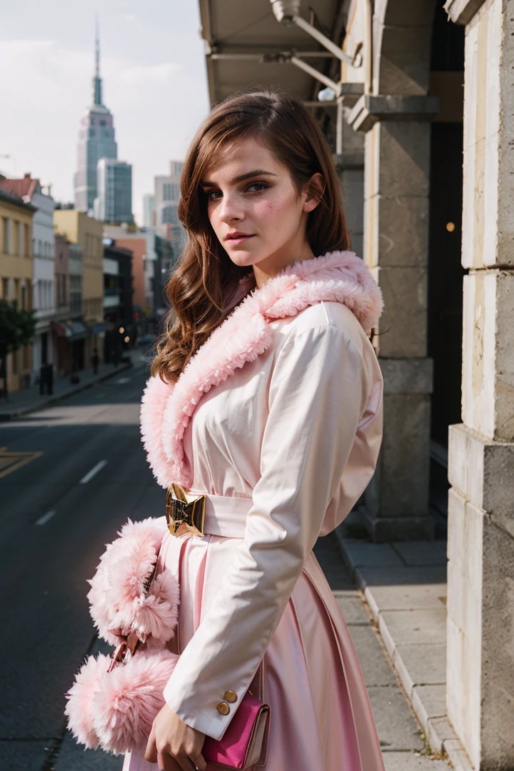 (dynamic pose:1.2),(dynamic camera),Emma Watson design,vogue, prada, versace, luminogram, sharp focus, colorful, clear, detailed, glamourous, fashion world, editorial, fashion, magazine shoot, fluff, dreamy glow, extraterrestrial, fantastic realism, kitsch outfit, sunlight, pastel,cotton dof, <lora:LowRA:0.15>, RAW photo, full sharp, wallpapper 8k uhd, dslr, soft lighting, high quality, film grain, Fujifilm XT3