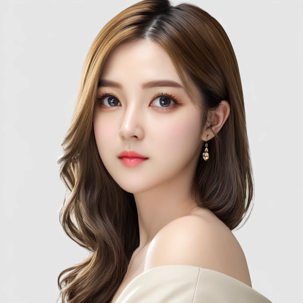 masterpiece, best quality, 1girl, upper body, looking at viewer, simple background, <lora:kwFemaleBeta15_SDXL_v1-000008:1>