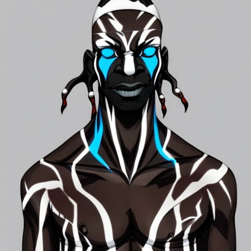 evang, a voodoo priest, Concept Art, Digital Art, by Yusuke Murata