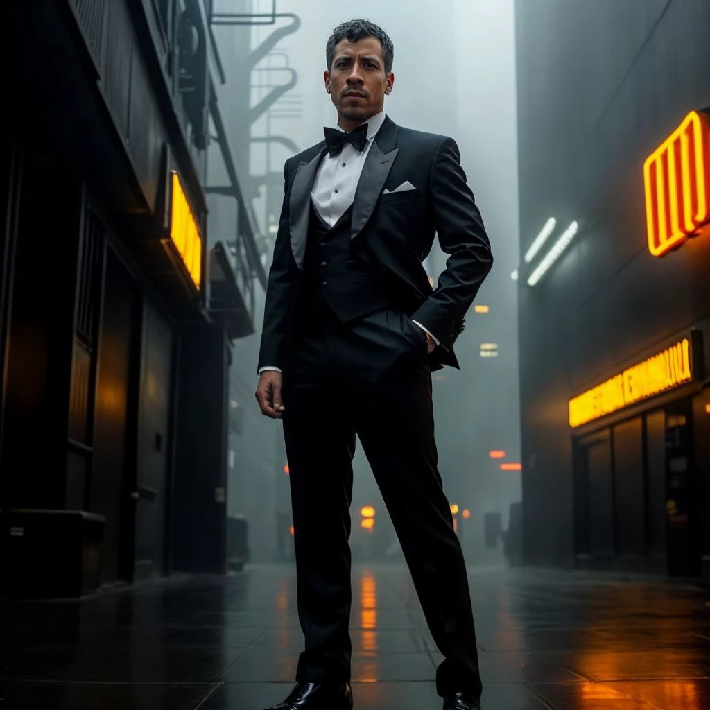 portrait of fitnessruben person, in blade runner, professional photography, high resolution, 4k, detailed photo, <lora:fitnessruben_24750:1>