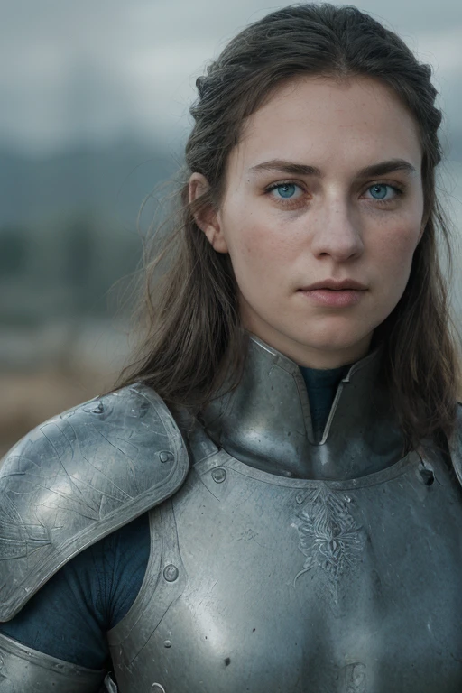 <lora:polyhedron_new_skin_v1.1:0.4><lora:detailed_eye:0.1> RAW photo, portrait of a 30 year old warrior, wearing shiny metal armor, full sharp, detailed face, blue eyes, (high detailed skin:1.2), 8k uhd, dslr, soft lighting, high quality, film grain, Fujifilm XT3