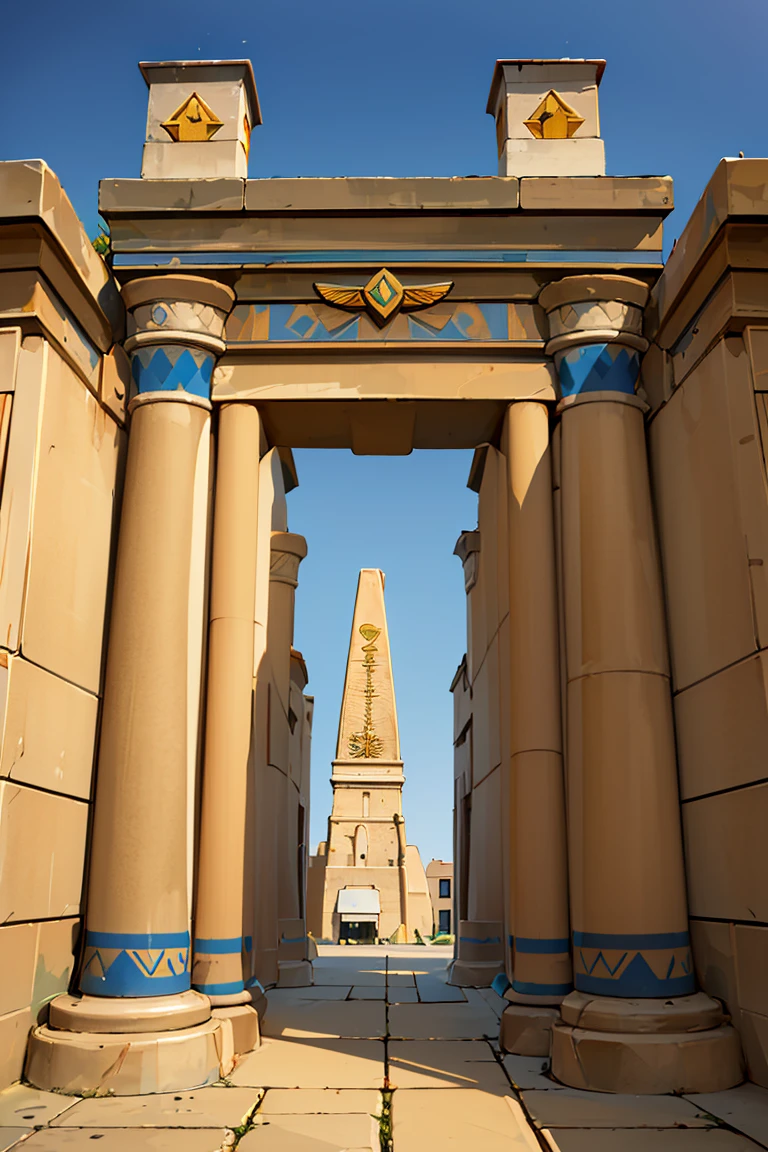 ((masterpiece,best quality)), absurdres, <lora:Building_Egyptian:0.8>, Building_Egyptian