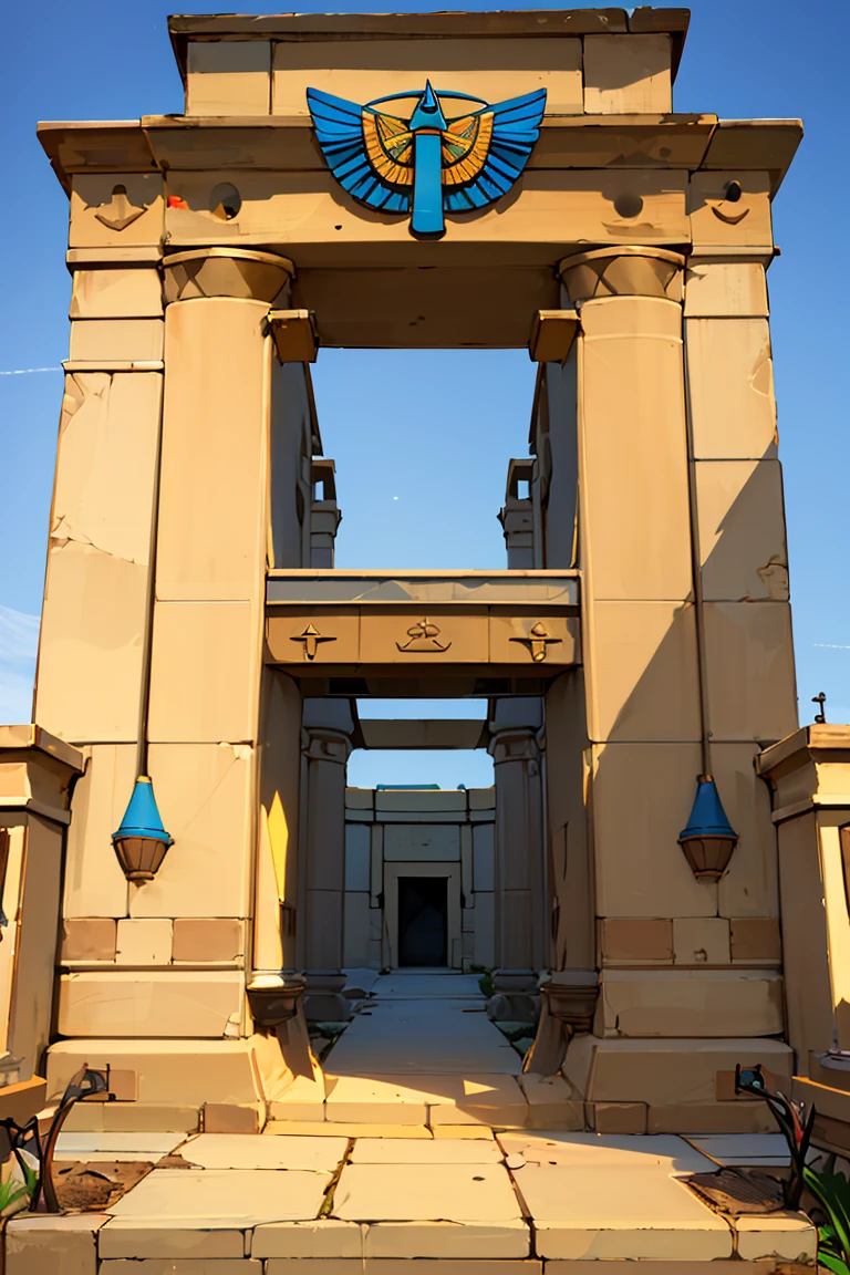 ((masterpiece,best quality)), absurdres, <lora:Building_Egyptian:0.8>, Building_Egyptian