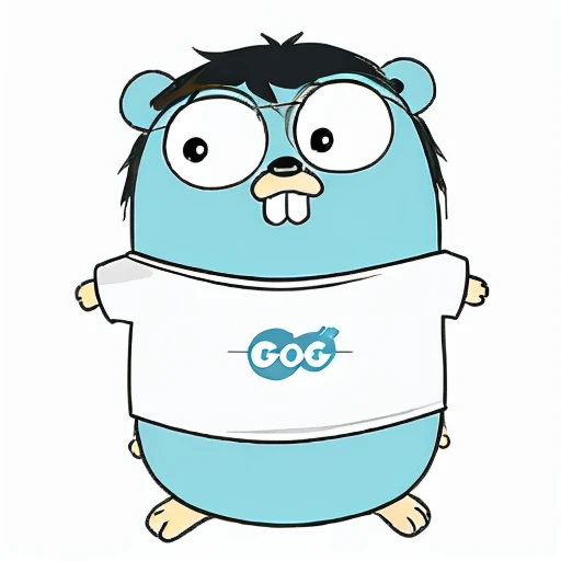 <lora:gophers_v1_locon:1> golangGopher, 2d, shirt