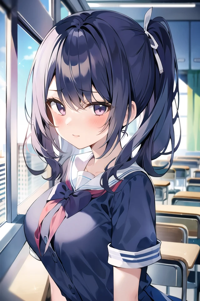 {masterpiece}, {best quality},1girl,school_uniform <lora:reel-v1-ep50:0.8>