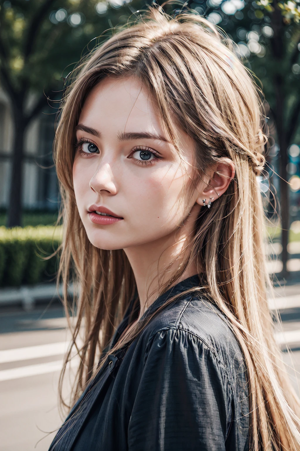 high quality, highres, ultra detail, realistic,
1girl, cute, long hair, blond hair,