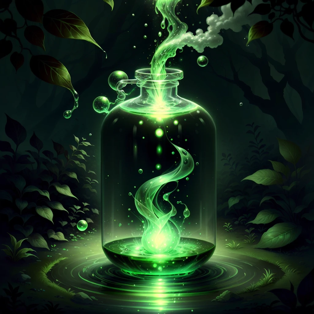 <lora:NatureMagic-20:0.8>, naturemagic , magical energy fantasy, (magic liquid potion:1.2) ,