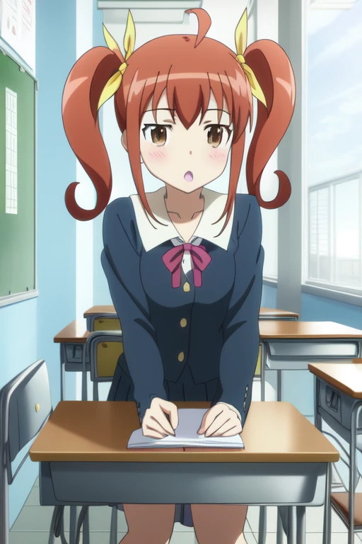 <lora:Oreimo_kurusu kanako:0.7> kurusu kanako, school uniform,, 8k, masterpiece, absurdres, anime,