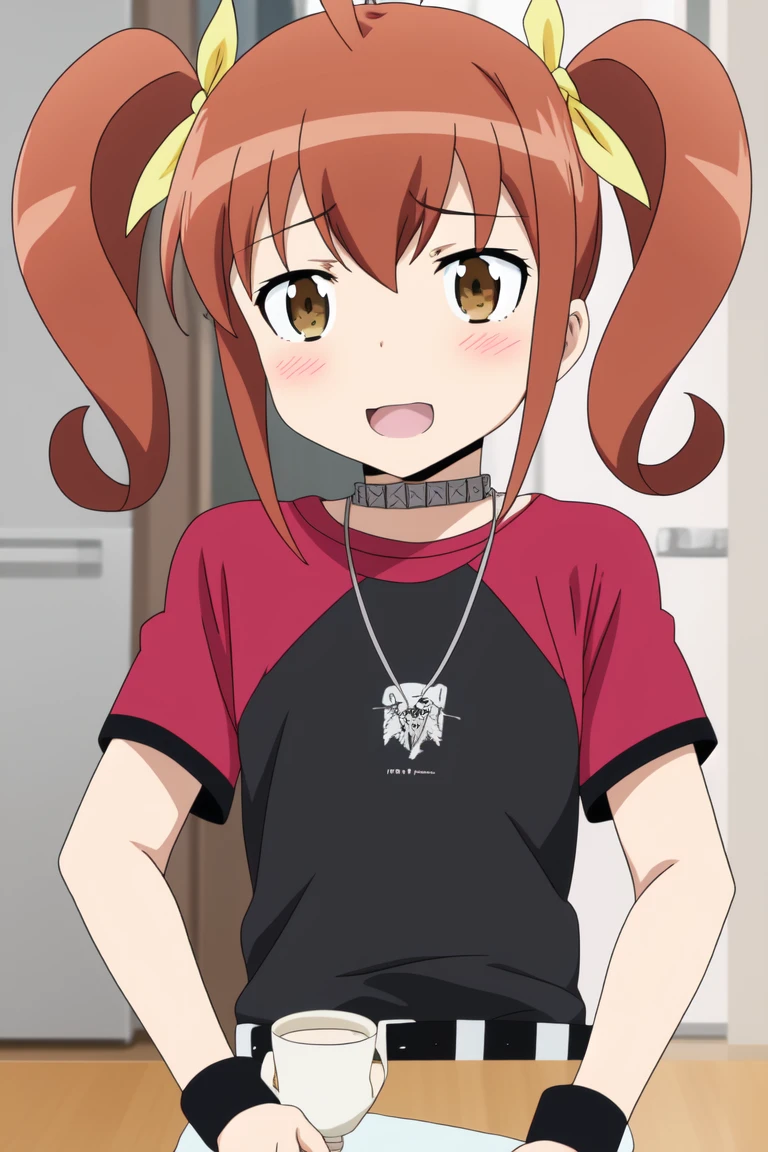 <lora:Oreimo_kurusu kanako:0.7> kurusu kanako, gothic shirt, 8k, masterpiece, absurdres, anime,