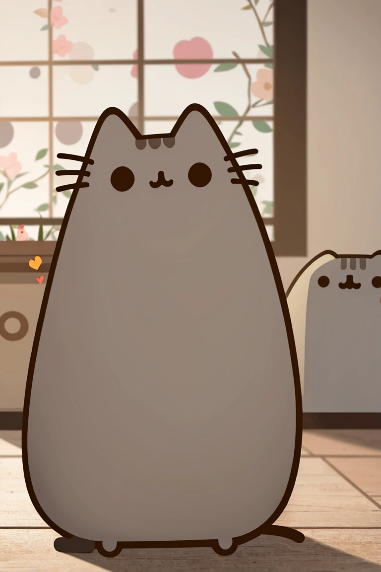 ((masterpiece,best quality)), absurdres, <lora:Pusheen:0.6>, Pusheen, animal focus, cat,