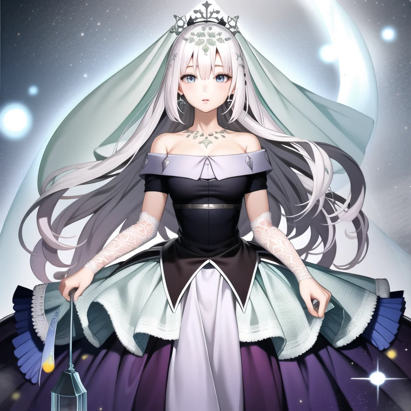 (hyper extreme detailed),(masterpeace),(hyper extreme),(photorealistic),CG,llustration,novel illustration,1girl, <lora:Teardrop_the_Rikka_Queen_v1:1>Teardrop_the_Rikka_Queen,long skirt,long dress,