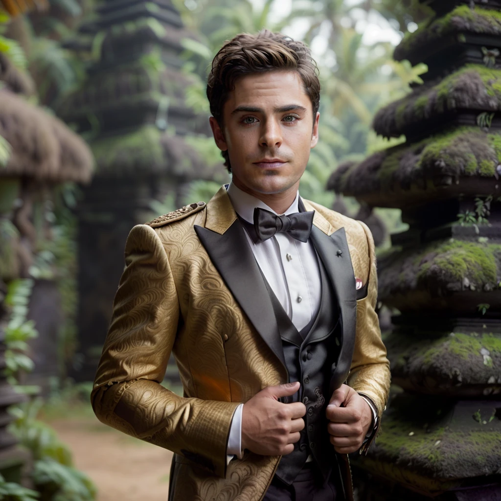 professional photography, portrait of zacefron person, still film, high resolution, 4k, photo by Sacha Goldberger, <lora:zacefron_28800:1> <lora:BaliPunkAI:1>