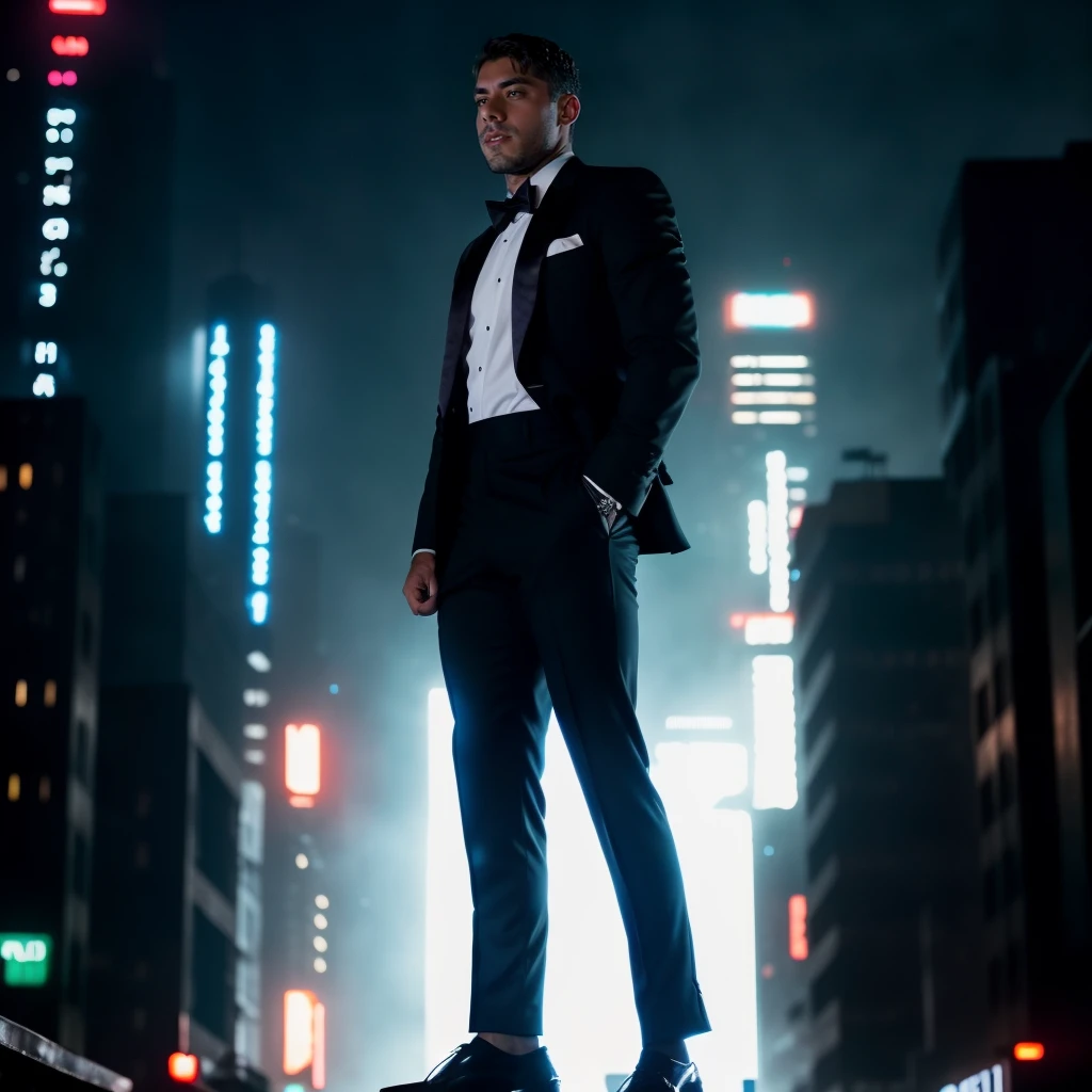 portrait of mikefit person, in blade runner, professional photography, high resolution, 4k, detailed photo, <lora:mikefit_29700:1>