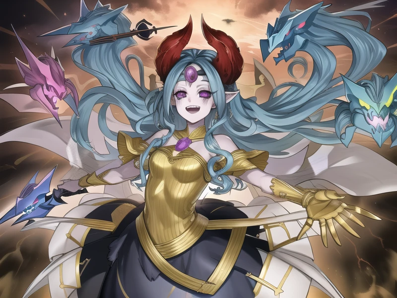 (hyper extreme detailed),(masterpeace),(hyper extreme),(photorealistic),CG,llustration,novel illustration,<lora:Knightmare_Incarnation_Idlee_v1:0.75>Knightmare_Incarnation_Idlee,lamia,purple eyes,Church,open eye,