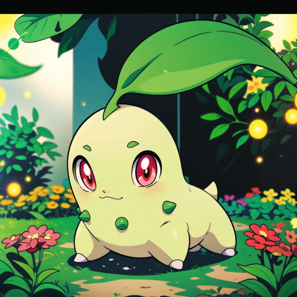 centered, award winning photo, (looking at viewer:1.2), | Chikorita_Pokemon,
| garden, flowers, | bokeh, depth of field, cinematic composition, |
<lora:Chikorita_Pokemon:0.8>