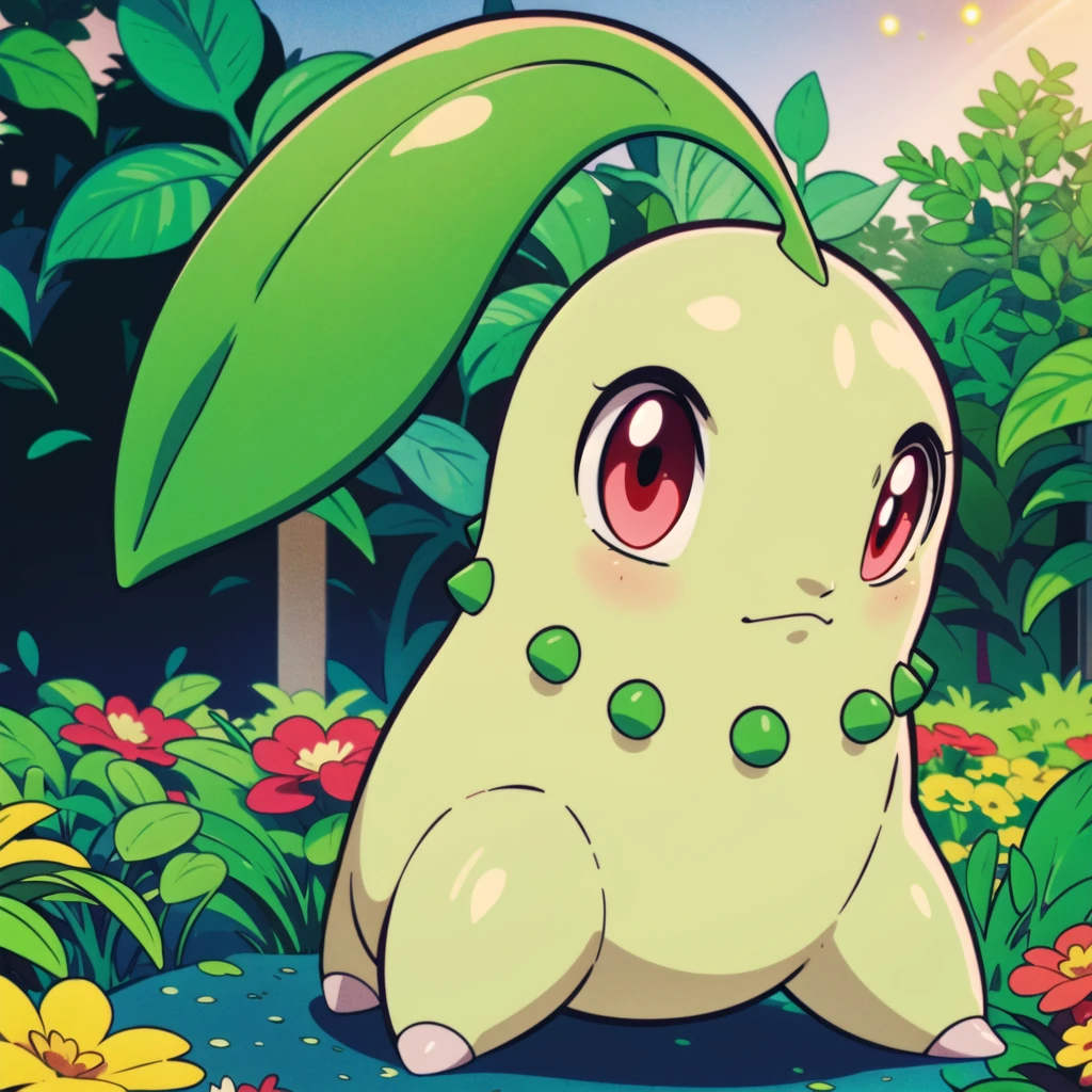 centered, award winning photo, (looking at viewer:1.2), | Chikorita_Pokemon,
| garden, flowers, | bokeh, depth of field, cinematic composition, |
<lora:Chikorita_Pokemon:0.8>