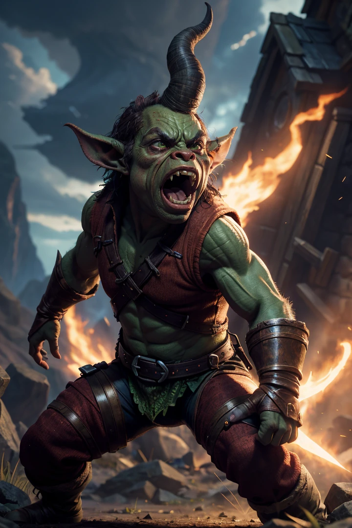 (dynamic pose:1.2),(dynamic camera),solo, close-up evil angry screaming goblin character,(complex game screenshot background),shadows
, RAW photo, full sharp, (FullHD epic wallpaper) 8k uhd, dslr, soft lighting, high quality, film grain, Fujifilm XT3