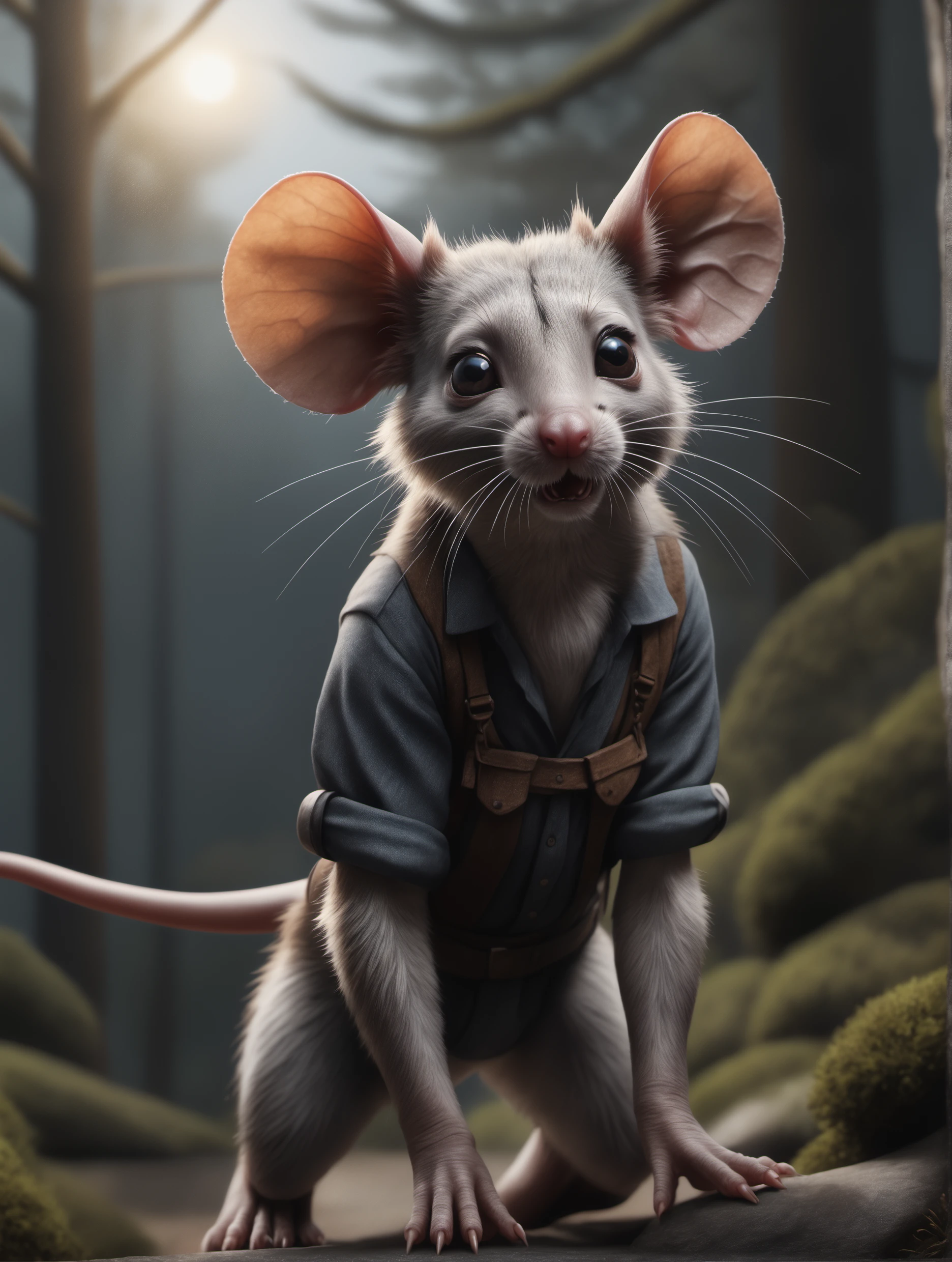 ((photo:1.2)), A mouse outside dramatic lighting, dynamic pose, dynamic camera,masterpiece, best quality, dark shadows, ((dark fantasy)), detailed, realistic, 8k uhd, high quality, detailed, realistic, 8k uhd, high quality