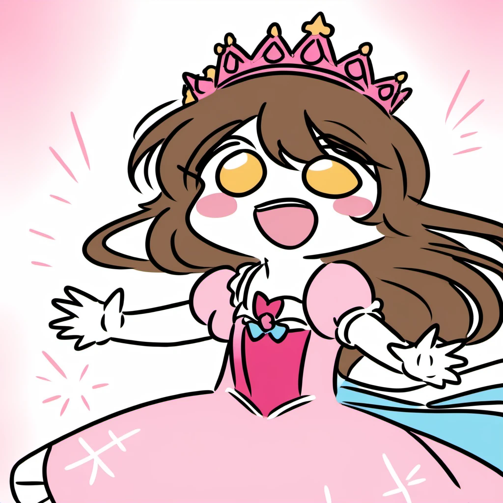 An excited princess,solo
<lora:Zzul:1>