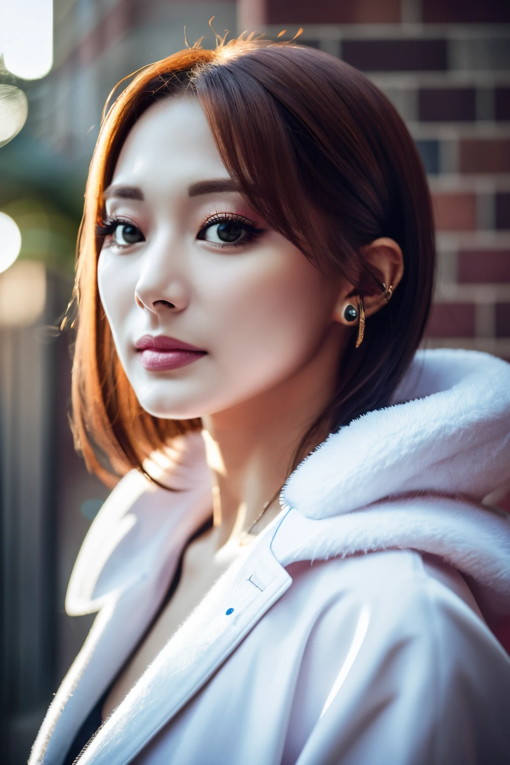 <lora:Tzuyu_BRA:1>, a picture of Tzuyu, winter coat, winter clothers, snow, outside, face crop, (detailed lighting, extremely detailed skin, extremely detailed hair, shadows, 8k), looking at viewer, (High Key Lighting), masterpiece, top quality, best quality, official art, unity 8k wallpaper, highres, ultra-high res, ultra-detailed, beautiful and aesthetic
