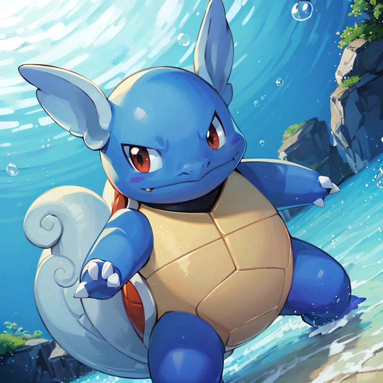 centered, award winning photo, (looking at viewer:1.2), |  Wartortle_Pokemon, |underwater, bubbles, | bokeh, depth of field, cinematic composition, | <lora:Wartortle_Pokemon_Anime:0.8>