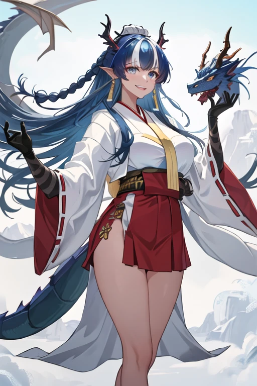 ((Highest quality、unity 8k wallpaper、32k、masterpiece、Very detailed、Ultra-high resolution、Ultra-high resolution、 Very detailedな顔, RAW Photos, Professional, Ultra-fine painting, Anatomically accurate lizard man)) Kotegawa Yui morphing into lizardwomen, kotegawayui, black long hair, yellow eyes, ((Reptilian eyeouth with sharp fangs、From shoulder to clavicle、Covered in fine scales up to the neck、(On the butt、A long, impressive lizard tail connected to the spine growing from the tailbone) 、Lizard legs with sharp claws、Fine blue scales growing like thigh-high socks、Fine blue scales growing like long gloves、Long fingernails)、Nipples in full view、((Fine scales on the flank、Fine blue scales growing around the waist, Scales on the back、Scales from flank to thigh))、The boundary between the scales and the skin is not clear、