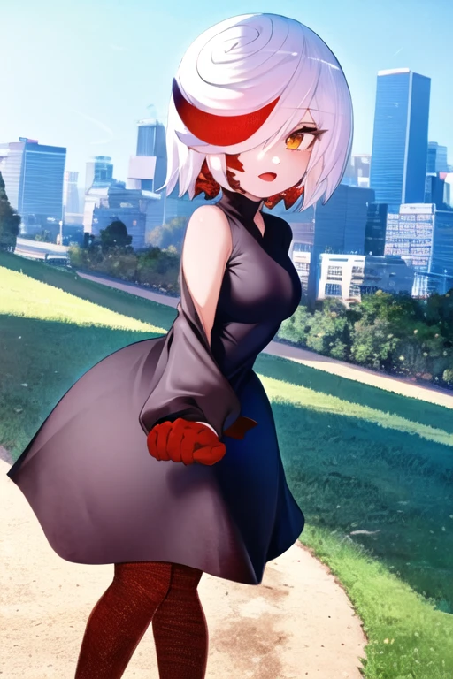 1girl, sageai, black dress, red legwear, city <lora:sageai-mk2-final-nohc:1>
